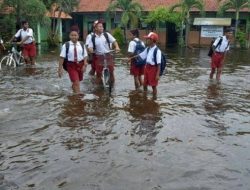 Ratusan Rumah dan Sekolah di Rokan Hilir Terendam Banjir, Kegiatan Belajar Mengajar Diliburkan