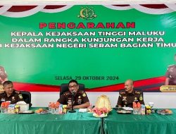 Kunjungan Kerja dan Supervisi Kajati Maluku Agoes Soenanto Prasetyo, S.H.,M.H di Kabupaten Seram Bagian Timur