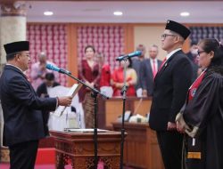 Gantikan Cak Nur, Gabriel Sianturi Resmi Dilantik Jadi Anggota DPRD Kota Batam Masa Jabatan 2024 – 2029