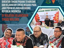 Kunjungan Kerja, Direktur Tindak Pidana Terorisme dan Kejahatan Lintas Negara Pada JAM – PIDUM Kejaksaan Negeri RI Sambangi Kejati Maluku