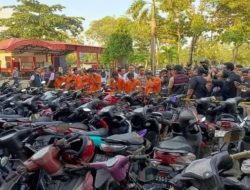 Sat Reskrim Polresta Barelang Amankan 85 Motor dan 6 Mobil di Lokasi Judi Sabung Ayam Sei Beduk, Ternyata Ada Sepeda Motor Hasil Curian!