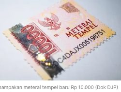 Berlaku 1 November 2024 : Kemenkeu Keluarkan Meterai Jenis Baru, Ada Fitur dan Perbedaannya