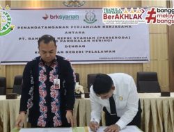 BRK Syariah Pangkalan Kerinci Teken MoU dengan Kejaksaan Negeri Pelalawan Terkait Penanganan Hukum Bidang DATUN