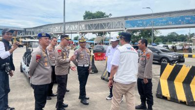 Tinjau Pelabuhan Bakauheni Sambut Nataru 2024, Karoops Polda Lampung: Kami Siap Amankan Nataru