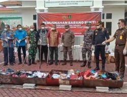 Kejaksaan Negeri Karimun Musnahkan Barang Bukti dari 54 Perkara, Narkotika Mendominasi