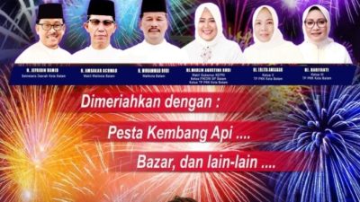 Dimeriahkan Teguh Permana “Vagetoz” Yuk ! Rayakan Tahun Baru di Dataran Engku Putri, Ada Lomba Berhadiah Jutaan Rupiah dan Doorprize Motor Listrik