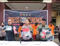 Gelar Konferensi Pers Akhir Tahun 2024, Polsek Sei Beduk Ungkap Tiga Kasus Pencurian Kendaraan Bermotor