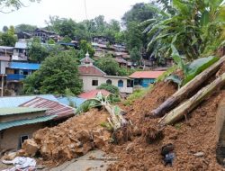 Longsor di Kampung Seraya Bawah Kota Batam, 7 Rumah Terdampak