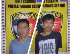 2 Spesialis Bobol Alfamart Berhasil Diringkus Tekab 308 Polsek Padang Cermin, 3 Buron !!