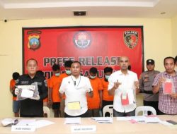 Polsek Sagulung Ungkap Jaringan Pencurian Kendaraan Bermotor, Lima Pelaku Ditangkap