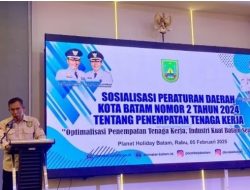 Sosialisasikan Perda Kota Batam No 2 Tahun 2024, Disnaker Batam Wajibkan Perusahaan Pekerjakan Disabilitas