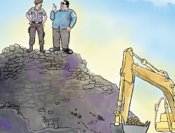 Lapor Pak Kapolri, Penegakkan Hukum Terhadap PETI di Kuansing di Pertanyakan, Aktifitas PETI Skala Besar di Sungai Lagan Bebas Beroperasi.