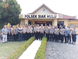 Pisah Sambut Kapolsek, Sang Ahli Patroli Udara Jadi Kapolsek Siak Hulu Gantikan Kompol. Fauzi,MH