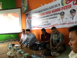 MUSDESUS Pembentukan Koperasi “Merah Putih” Desa Talontam Benai.