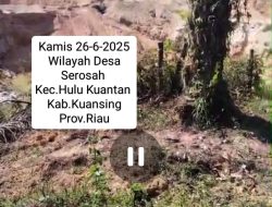 Janji Pemberantasan PETI Belum Tuntas, Kapolres Kuansing Sudah Mutasi, Kini PETI Semakin Menjamur di Kuansing, Khususnya Di Desa Serosah.