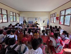 NHM Perkuat Kesadaran Sejak Dini Soal Kesehatan dan Bencana di Lingkar Tambang